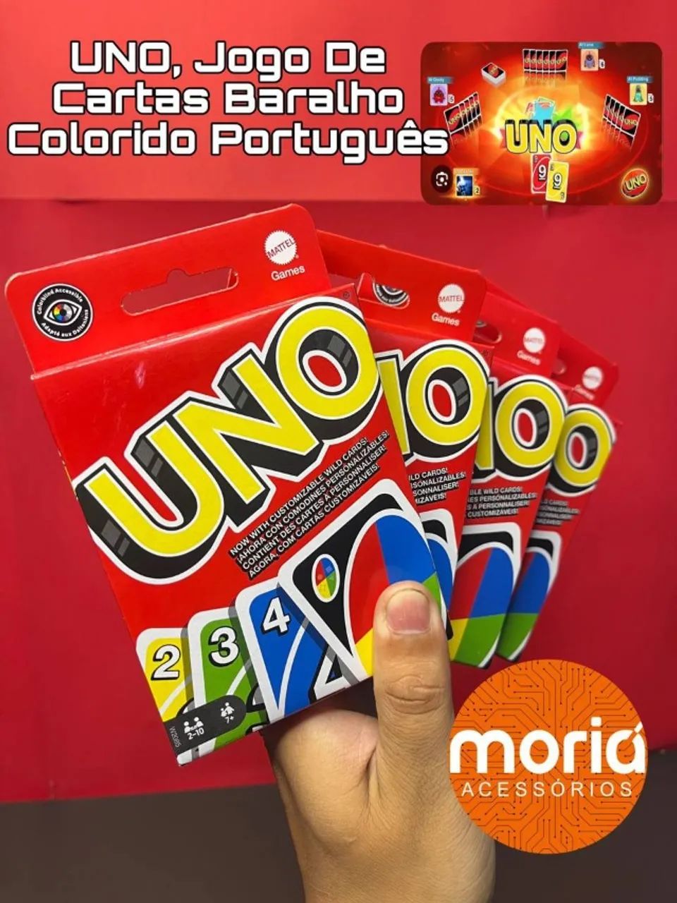 Jogo De Cartas Uno Clássico Uno Original - Foto 3