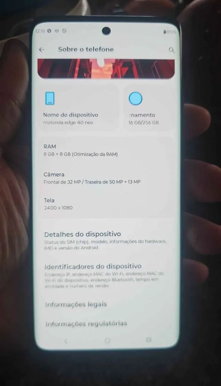 MOTOROLA EDGE 40 NEO AZUL - Foto 5
