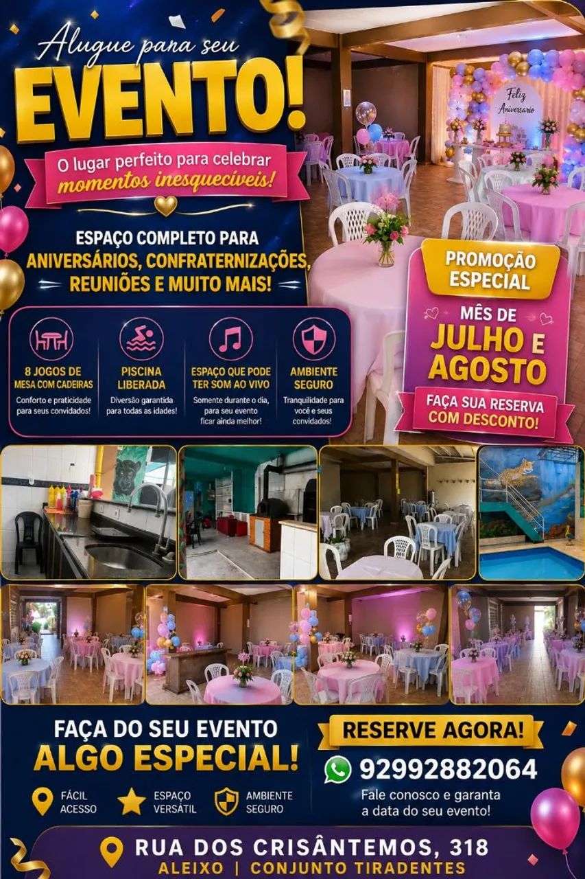 Alugue pra seu evento 