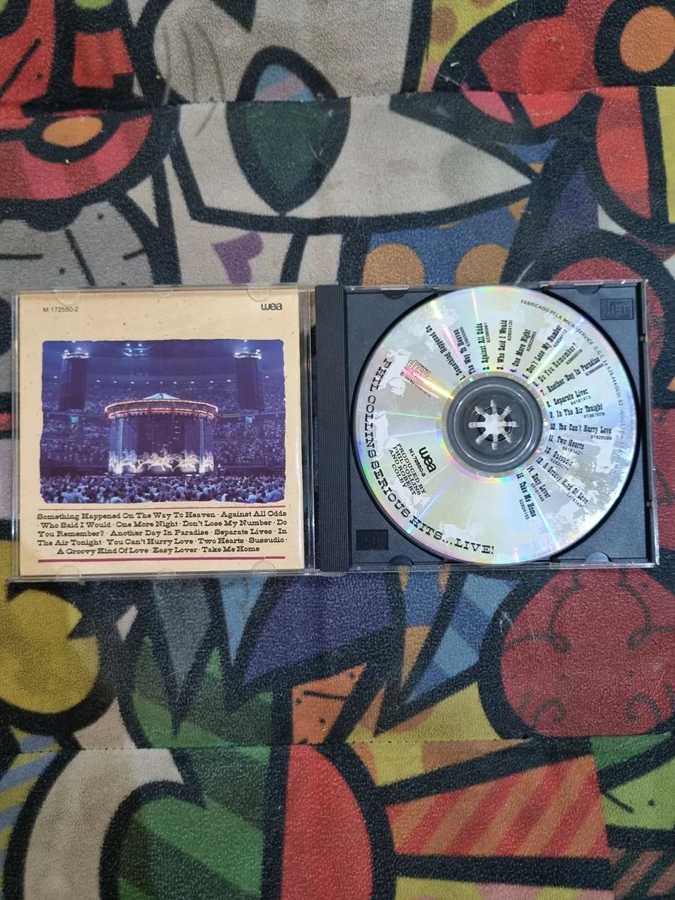 CD Phil Collins Sérios Hits Live - ano 1990 - Foto 3