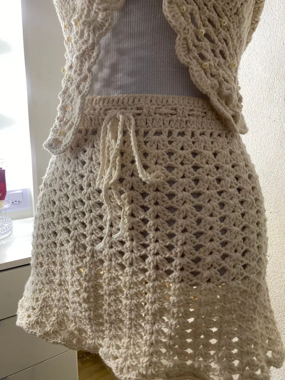 Conjunto maresia de crochê  - Foto 4