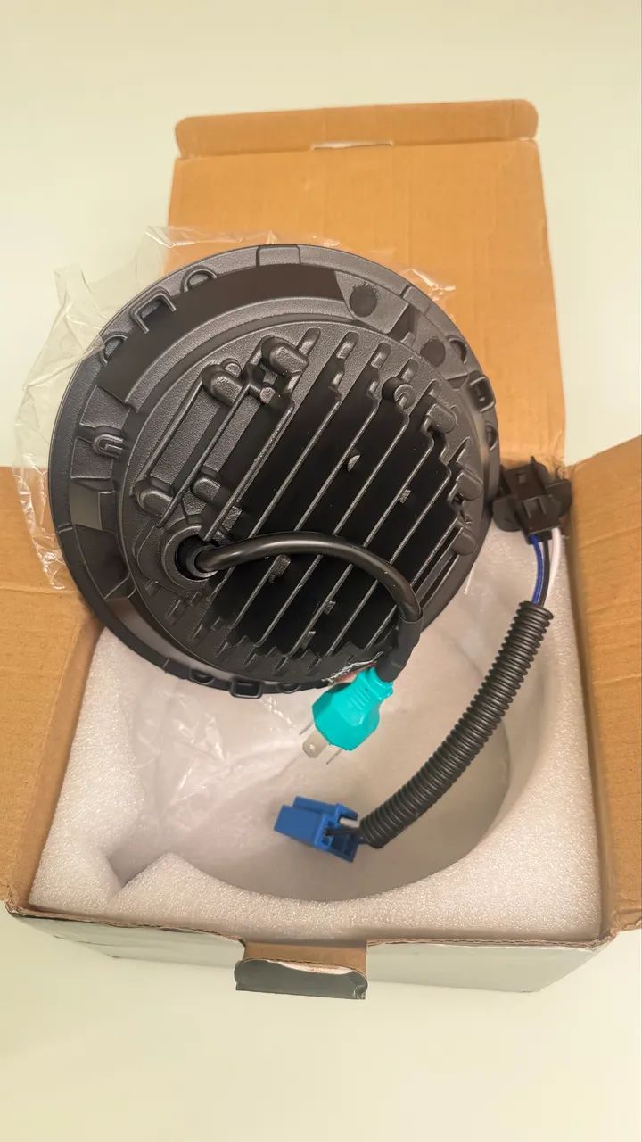 Farol LED 7 Polegadas X DRL Universal - Foto 5