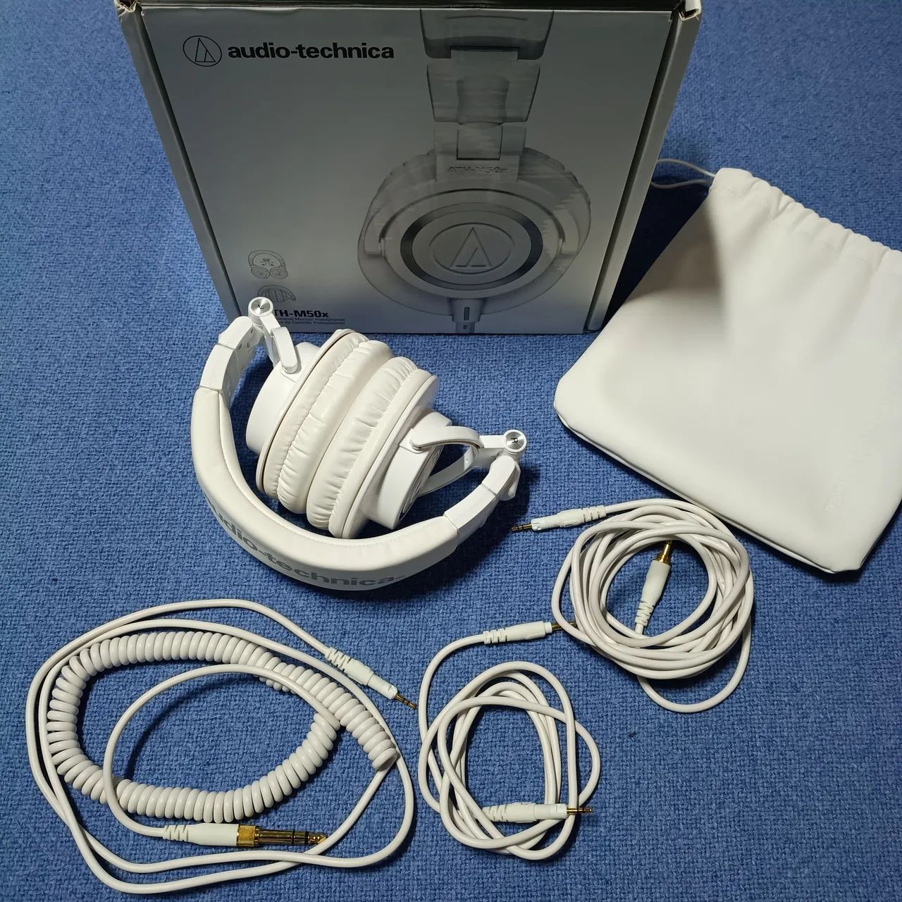 Fone de ouvido Audio Technica ATH M50X White - Fones de Ouvido