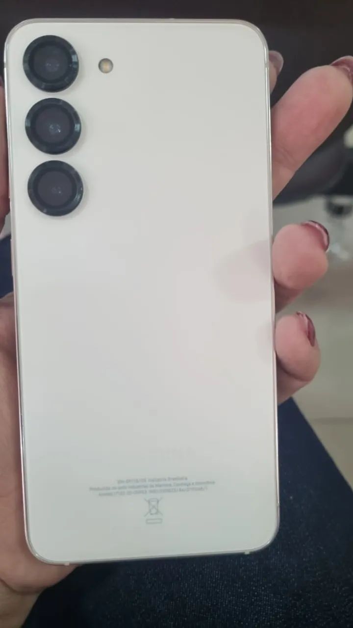S23 128 gb, branco, sem arranhões - Foto 2