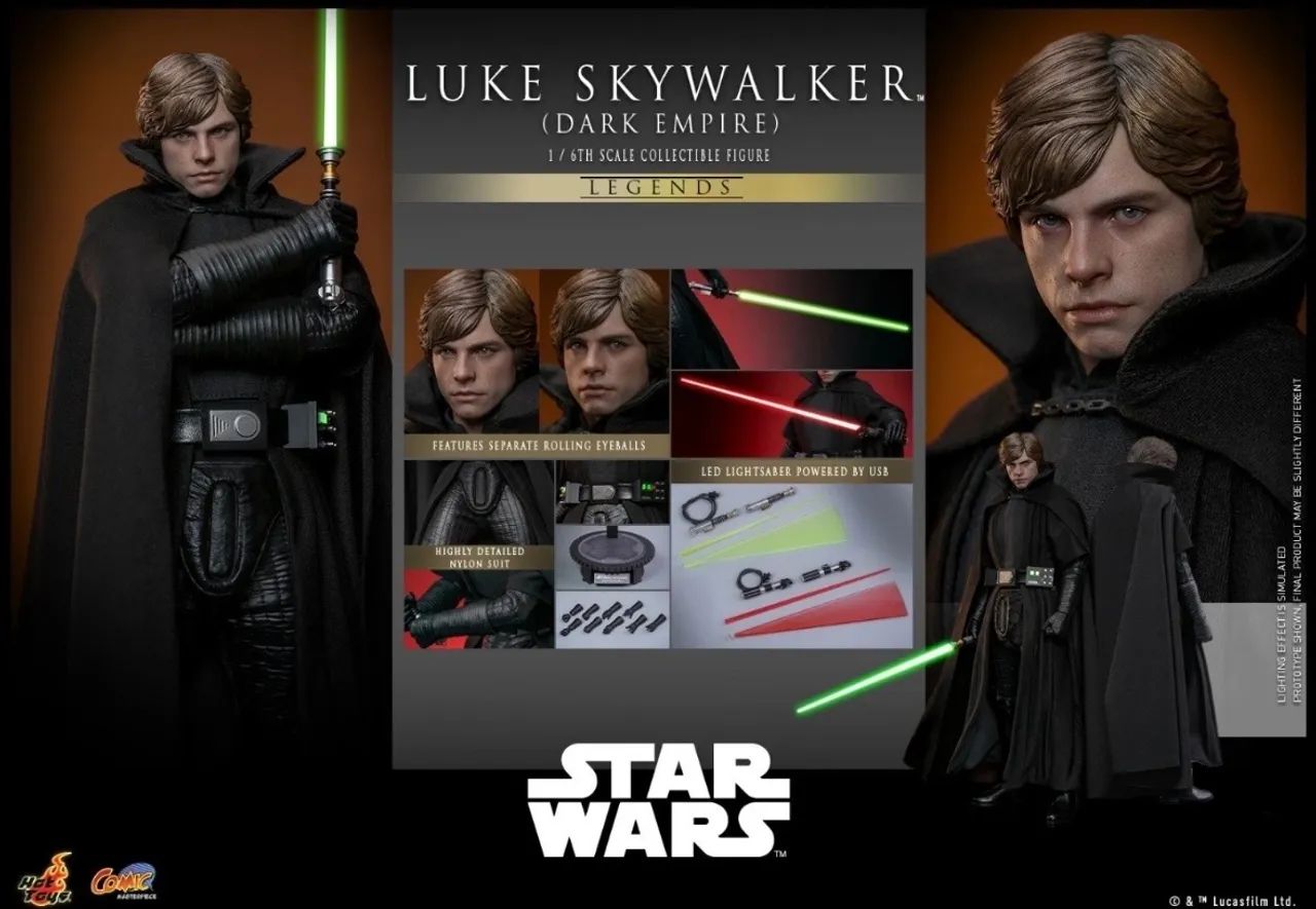 Hot Toys Luke Skywalker Dark empire cms019 - Foto 3