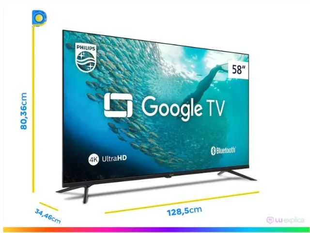 Smart TV 58" 4K UHD LED Philips