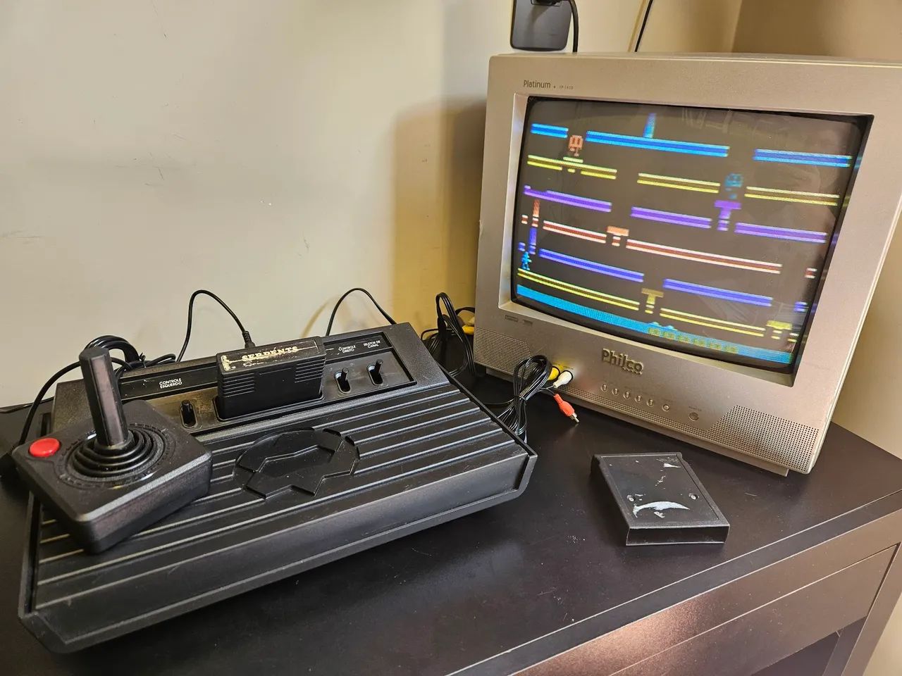 Dactar (Atari 2600) com mod AV e jogos - Foto 2