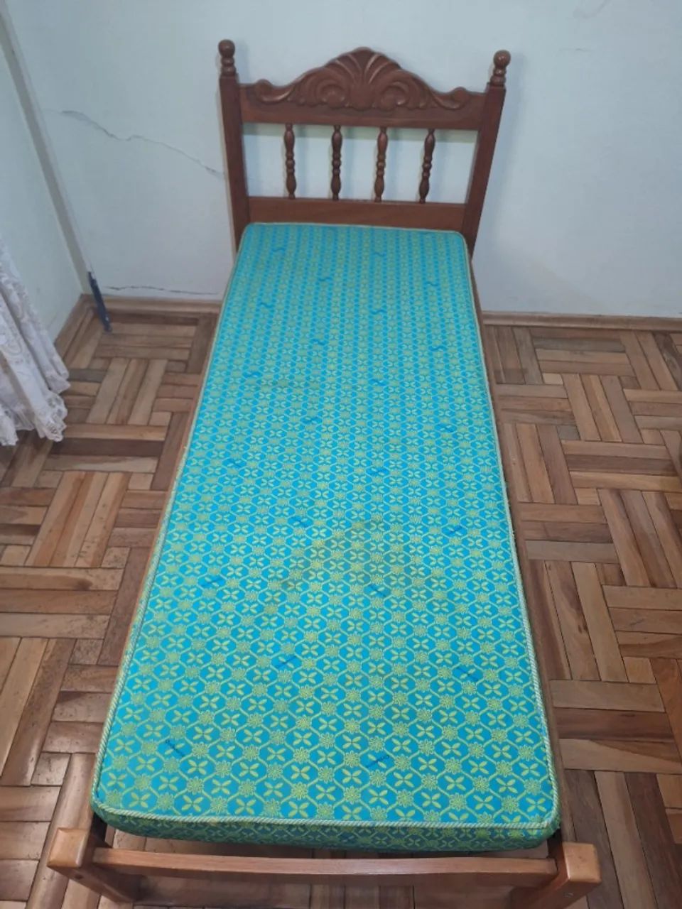 Cama de solteiro + colchão Orthocrin (duro) - Foto 3