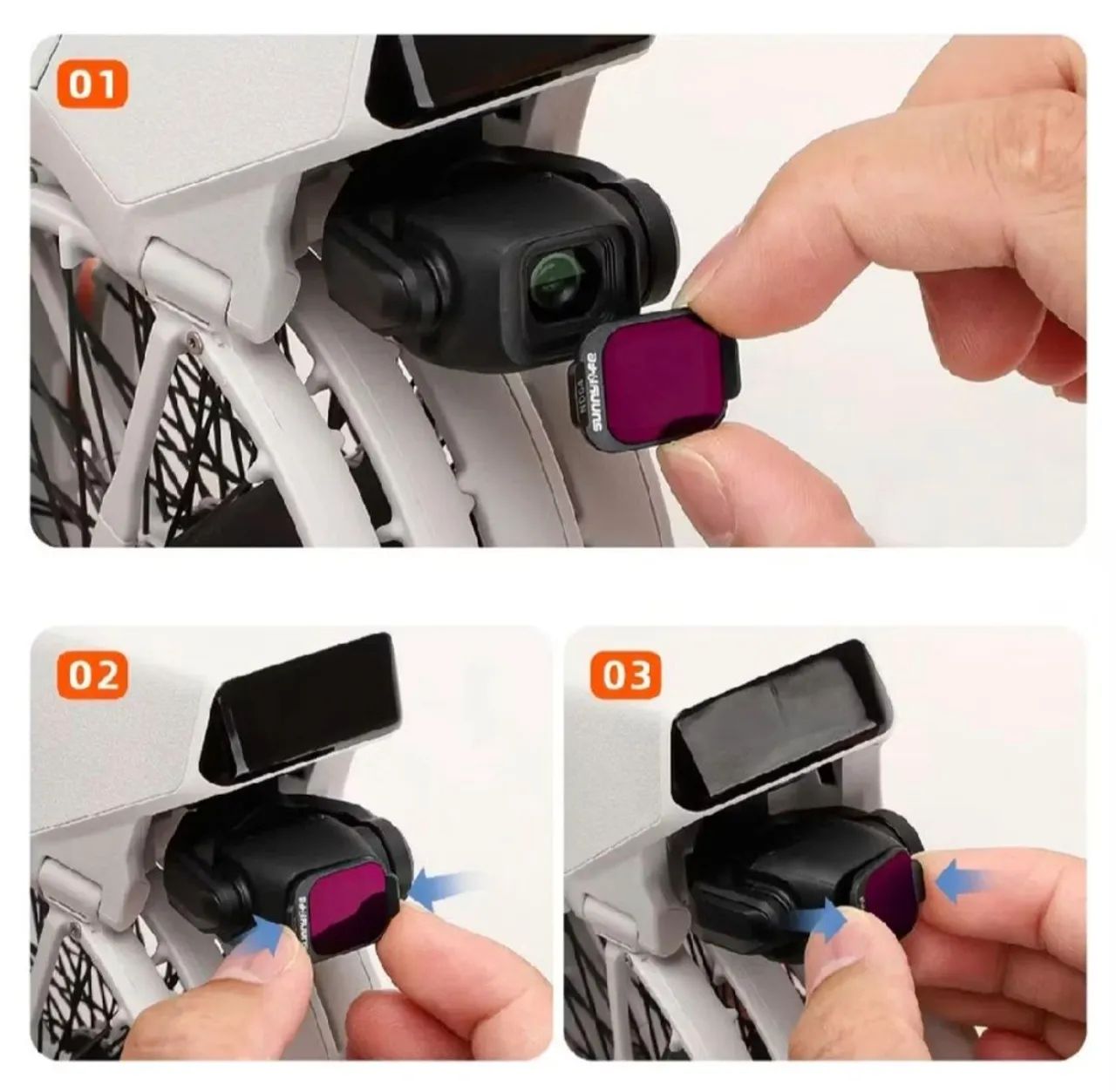 Filtro ND kit Filtro ND 8 16 32 64 MCUV CPL Drone Flip DJI - Foto 6