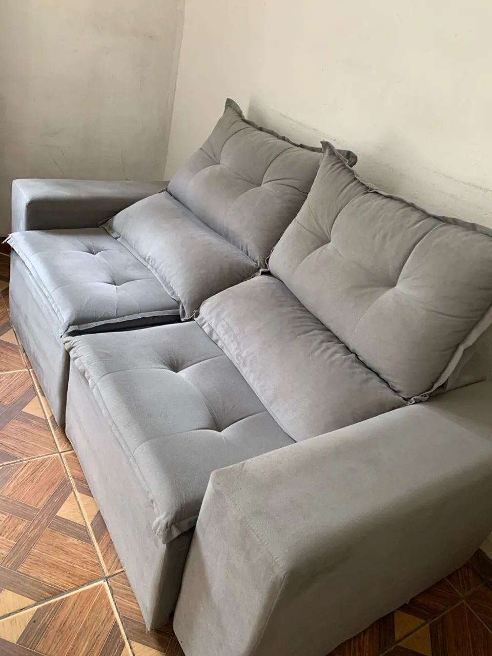 SOFÁ RETRÁTIL RECLINÁVEL 2 LUGARES 