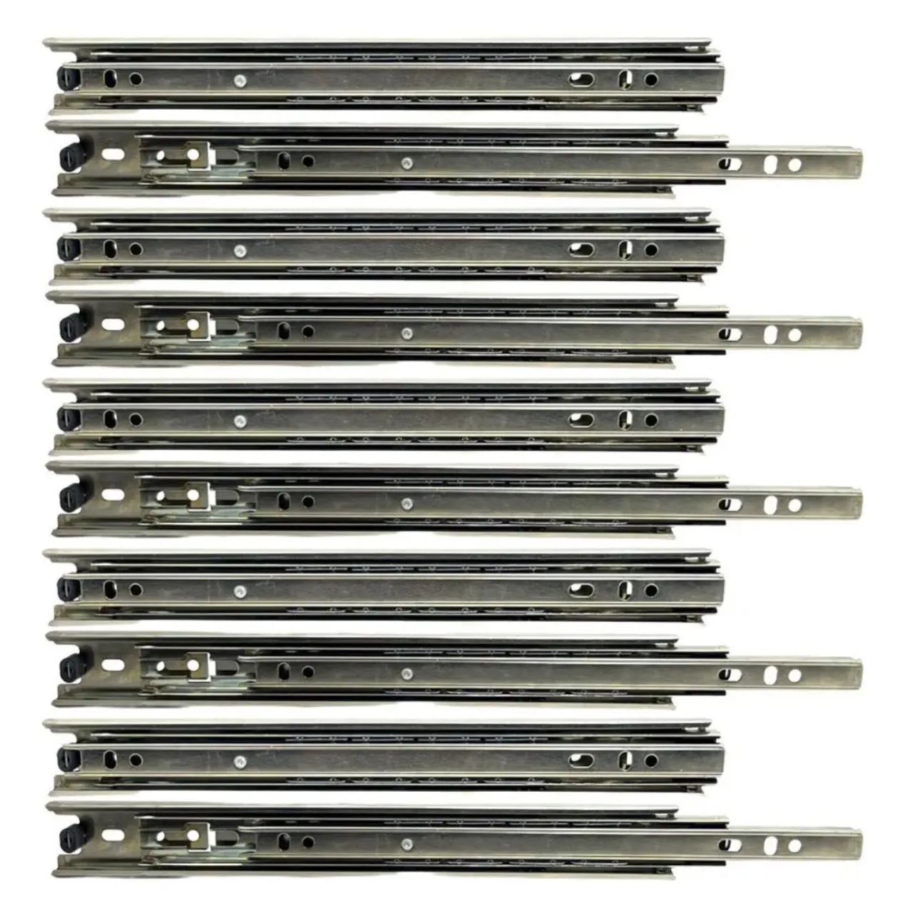 Telescopic Drawer Slide Kit (10 pcs, 45 cm) – 5 Pairs