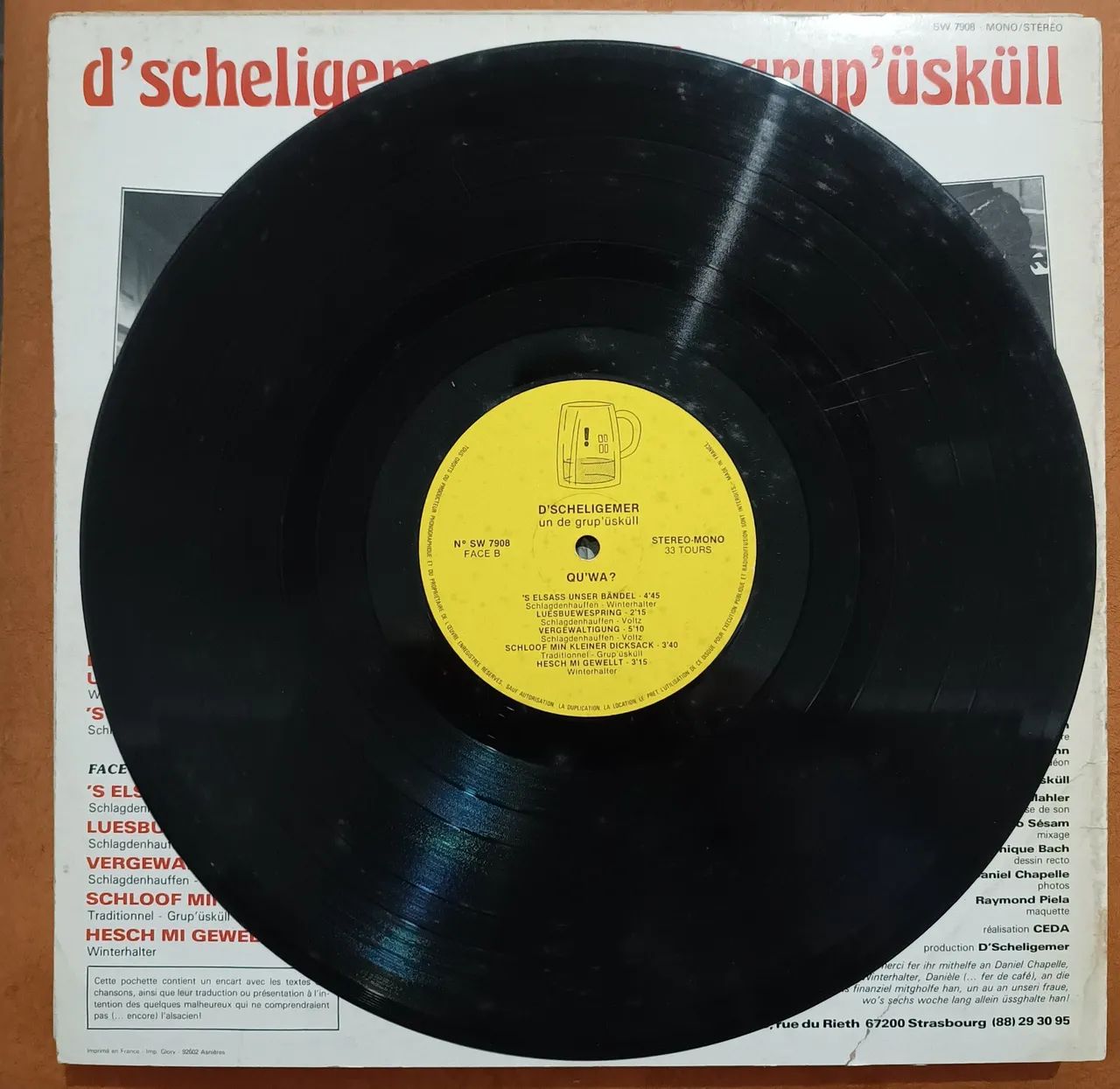 LP D'Scheligemer - Qu'Wa 1979 - Foto 3