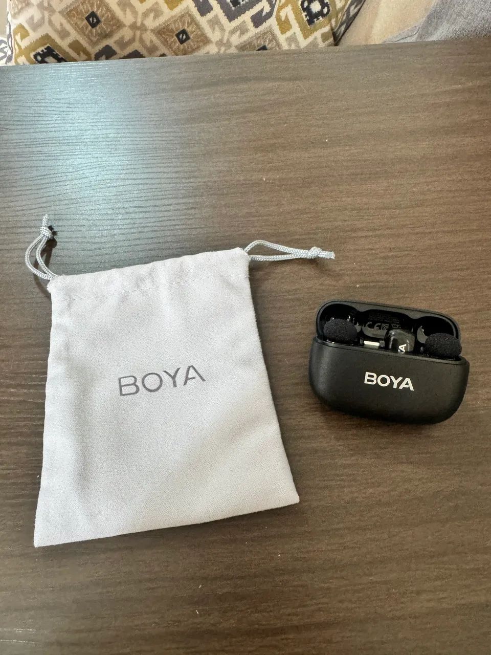 Microfone Sem Fio Boya mini-12 - Lighting e USB-C - Foto 2