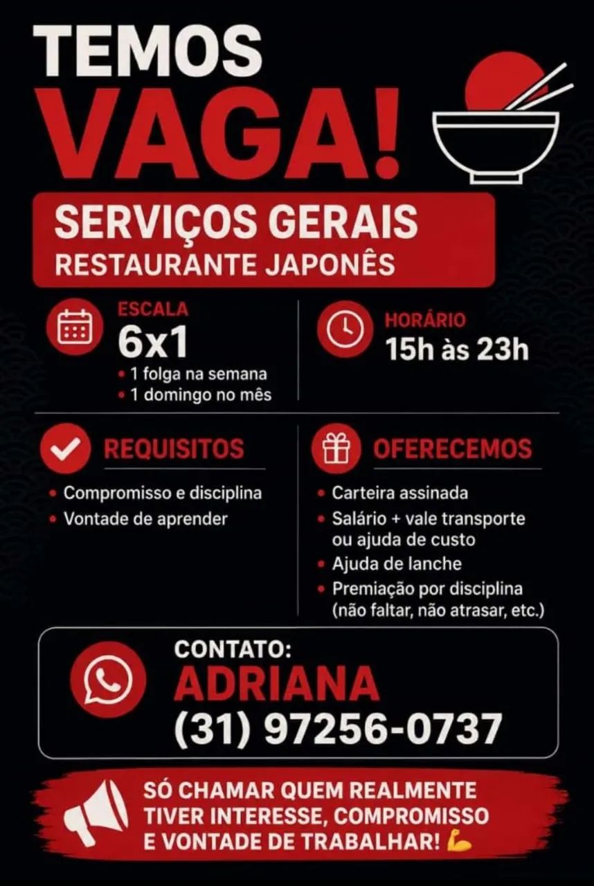 Serviço gerais 
