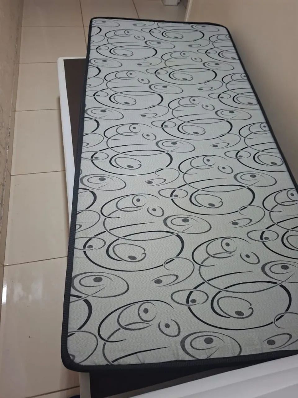 Cama solteiro (colchão e base ortobom + cabeceira - Foto 5
