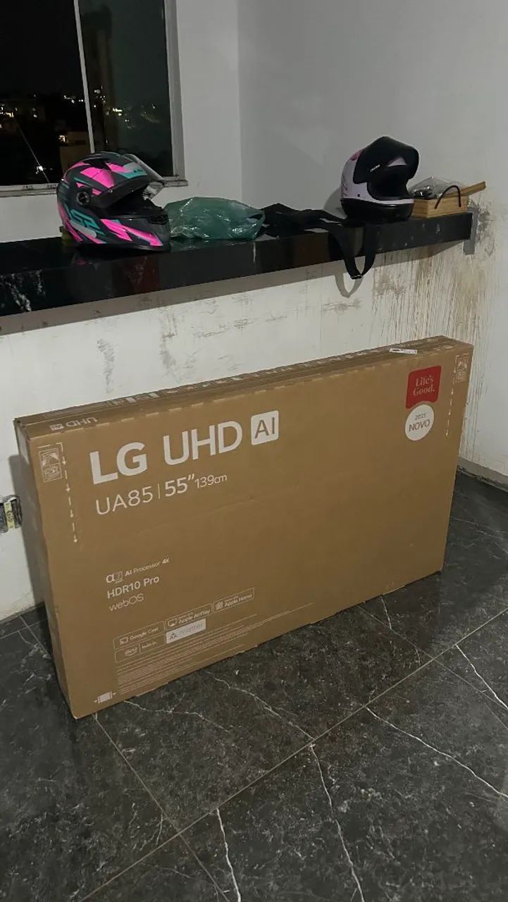Smart TV LG UHD AI UA85 55 polegadas HDR10 Pro Processador ?7 AI Ger 8 webOS 25 - Foto 4