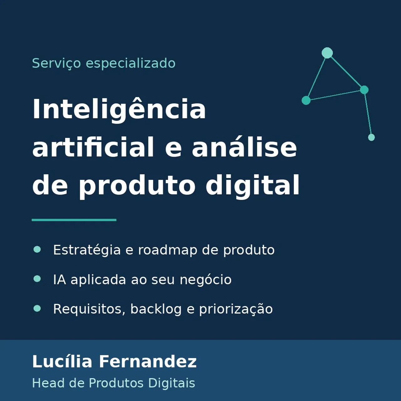 Inteligência Artificial e Análise de Produto Digital | Consultoria e Mentoria