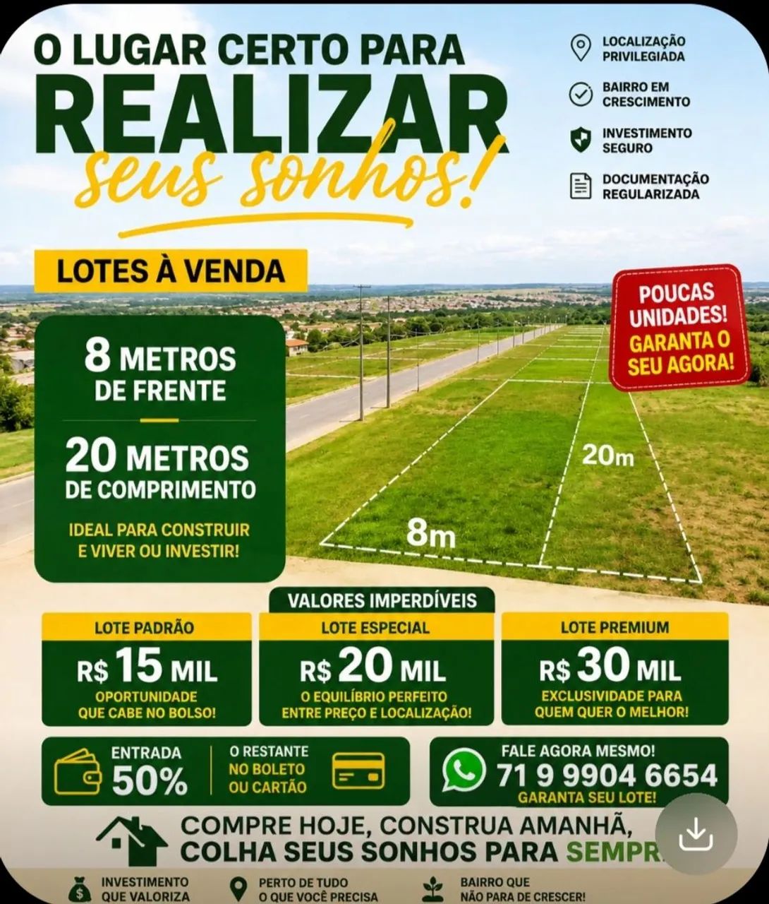 Vendo lotes ,  Catu Bahia - Foto 2