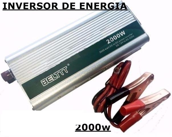 Inversor Transformador Conversor 2000w 12v P/ 220v