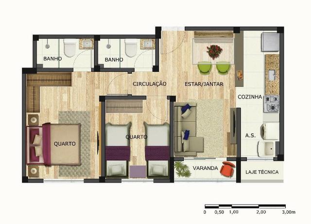 Apartamento com suite e varanda no Paraiso! - Foto 11
