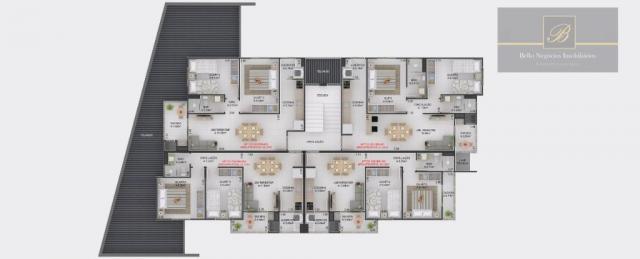 Apartamento com 2 dormitórios à venda, 56 m² por R$ 200.000 - Santo Antônio - Joinville/SC - Foto 3