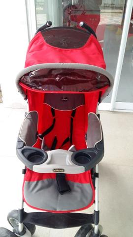 Vendo carrinho de bebê + bebê conforto + suporte para carro - Foto 3