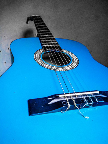 Violão Kashima azul (tamanho médio) - Foto 3