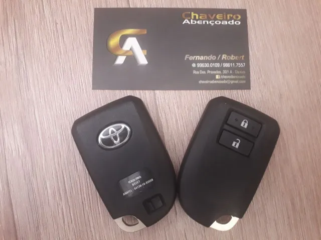 Chave presencial original Toyota Yaris