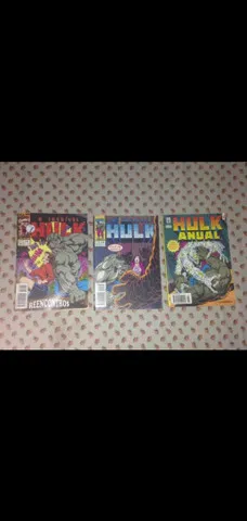 HQ HULK MARVEL COMICS ED ABRIL ANOS 90 LEIA TUDo VINGADORES R$58<br>