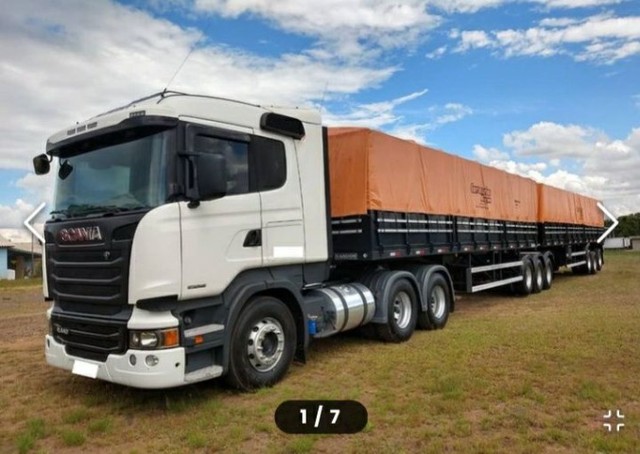 SCANIA R440 6X4 RODOTREM GRANELEIRO RANDON