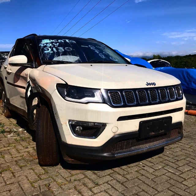 Jeep Compass Limited 2019 Capo Motor Porta Airbag Parachoque Farol Lanterna Sucata - Foto 2