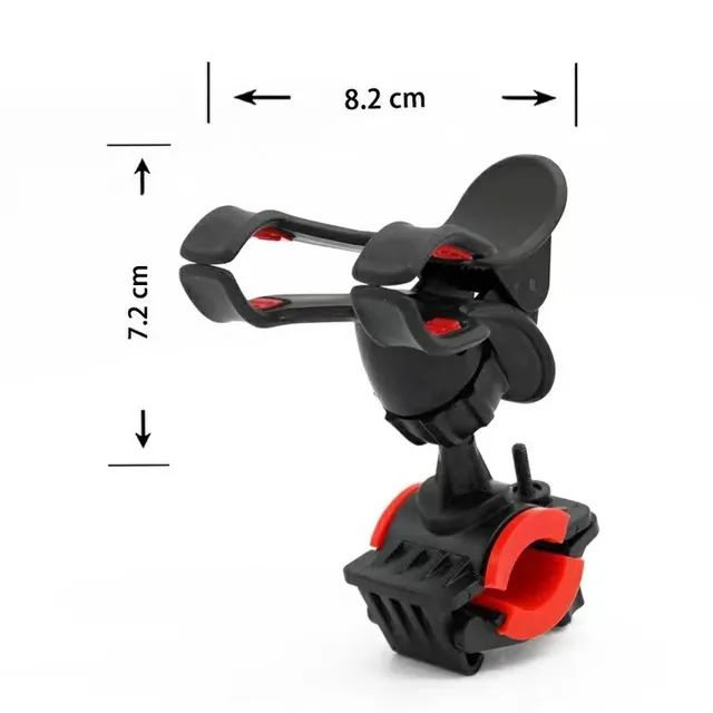 Suporte celular com garra para guidão de bike bicicleta regulável  - Foto 4
