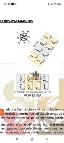 Apartamento na Rua Noel de Oliveira Campos, 154, Parque