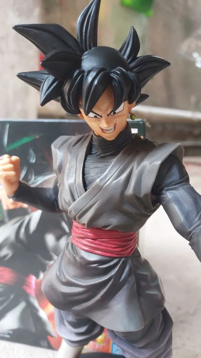 Boneco 15 cm para colecionador dragon ball super Goku Goku black