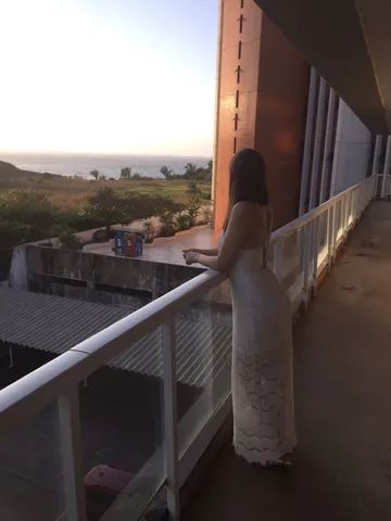 Vestido longo branco/off-white  - Foto 4