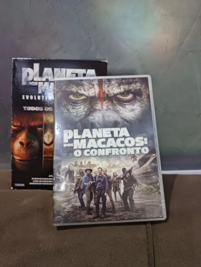 Dvd Planeta dos Macacos 8 filmes - Foto 2