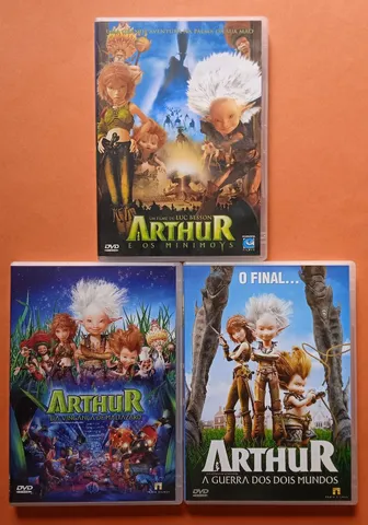 Dvd Arthur e os Minimoys (Trilogia)