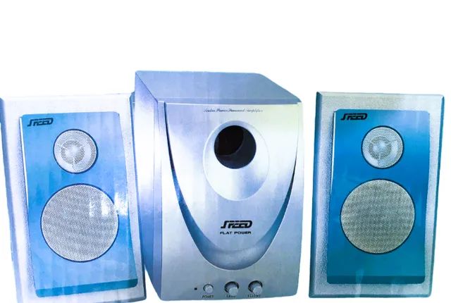 Sistema Multimidia SubWoofer Ativo 2.1 + 2cxs Som - Equip.NOVO - Foto 3