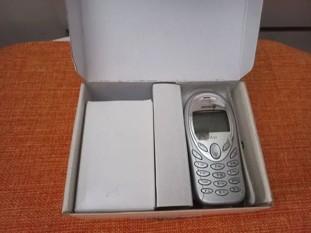 Celular antigo Siemens na caixa antigo  - Foto 3