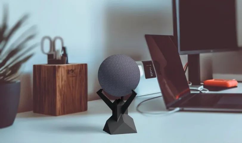 Suporte de Mesa para Alexa 4ª e 5ª Geração - Uma Escultura Moderna