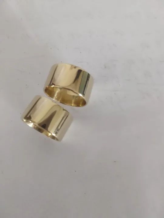 aliança moeda antiga noivado ou casamento