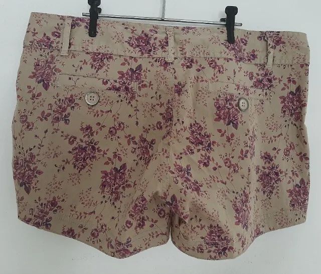 Shorts estampado - florido ou quadriculado - Foto 2