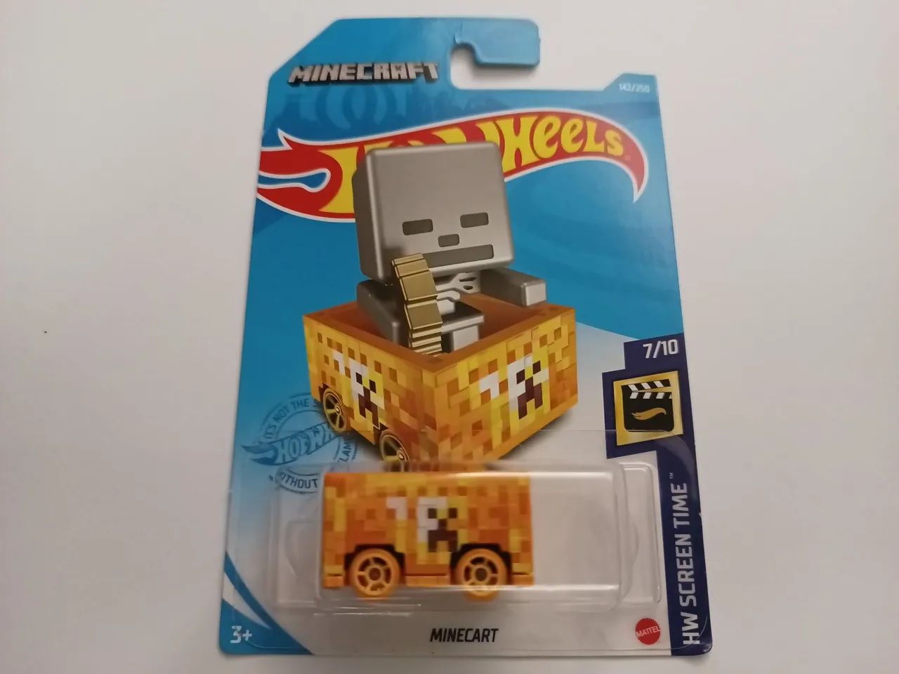 Carrinho Hot Wheels Minecraft - Minecart