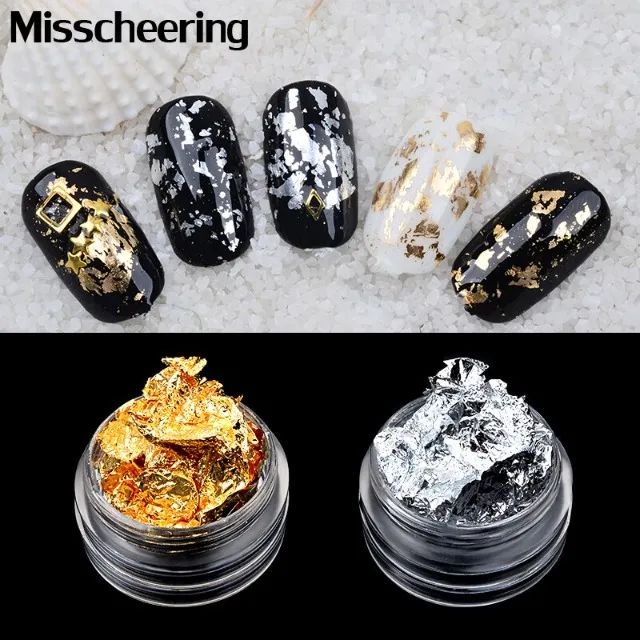 Aluminio Ouro Mezzling Decoração Unhas 3d (promoção) - Foto 4