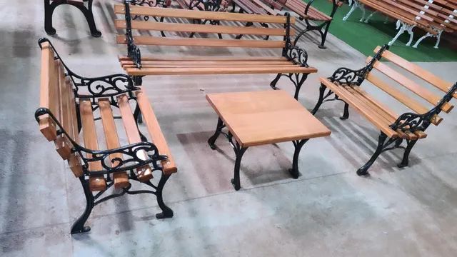 Conjunto Banco Francês com mesa de centro - Foto 2