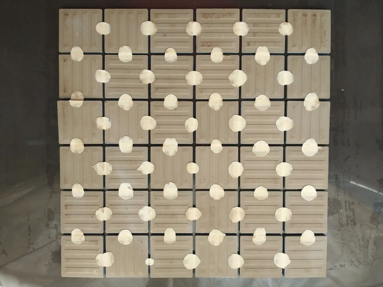 Pastilha de porcelana JATOBÁ 5x5cm Azul LEBLON - Foto 2