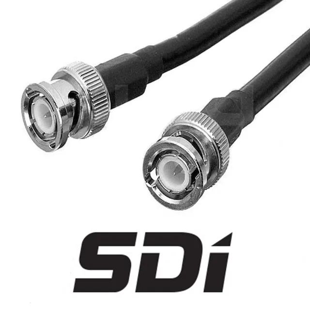 Cabo Bnc Sdi 30 Cm Gold Profissional - Foto 2