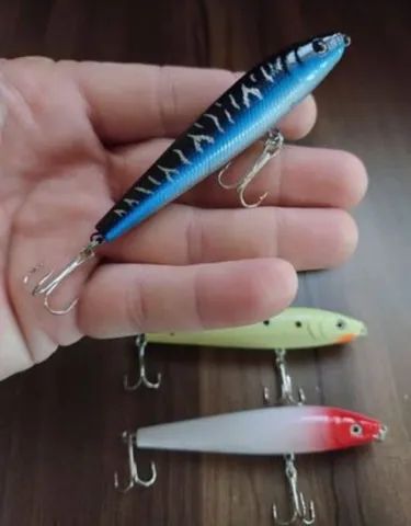 Isca artificial meia água para pesca - Foto 2