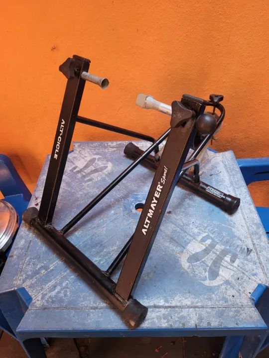 Rolo De Treino Para Bike Altmayer Alt-cicle - NOVÍSSIMO DESOCUPAR ESPAÇO-ÚLTIMA CHANCE - Foto 3
