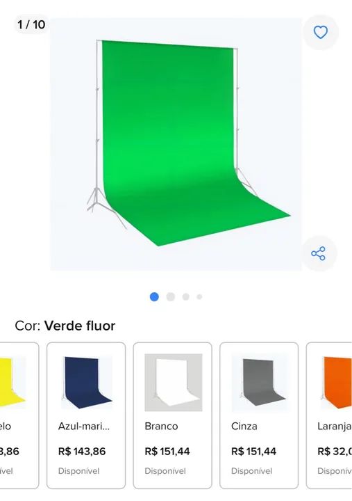 Fundo Infinito - 4 cores básicas 